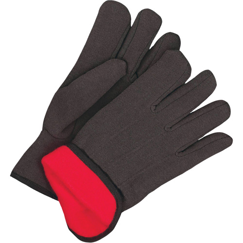 Gants en jersey classiques, Taille unique, Noir, Molleton rouge, &agrave; enfiler Kelford