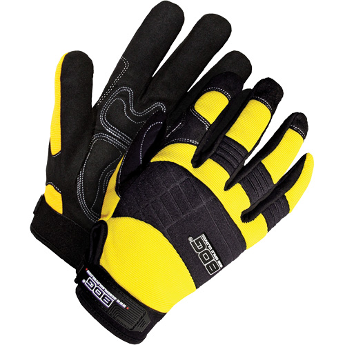 Heavy-Duty Performance Gloves with Padded Palms, Synthetic Palm, Size X-Large Kelford