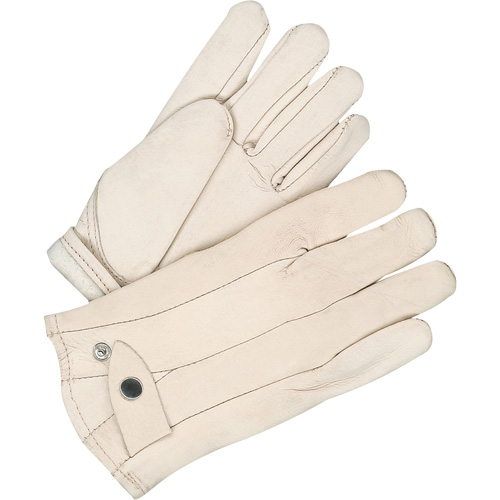 Classic Roper Gloves, 10, Grain Cowhide Palm, Fleece Inner Lining Kelford