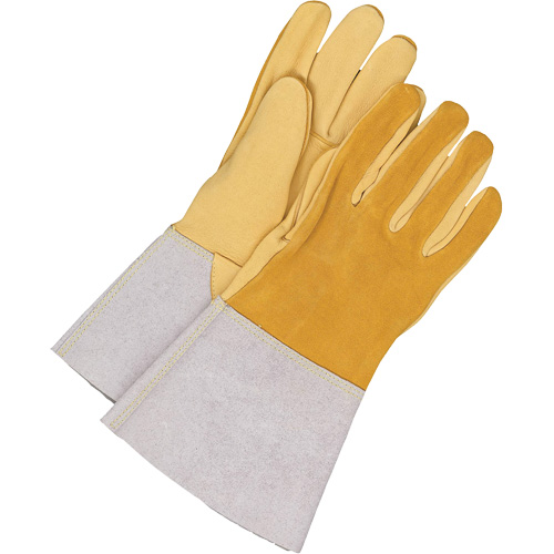 Welder Gloves, Grain Deerskin, Size Large Kelford