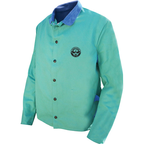 Veste de soudage Gander Brand Banox FR, Coton/Cuir, 2T-Grand, Vert Kelford