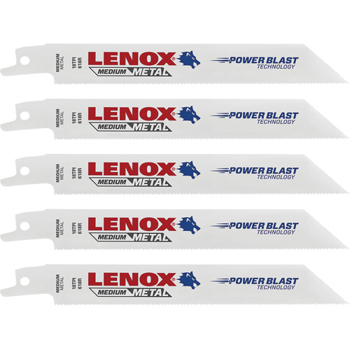 Hacksaw Blades, Bi-Metal, 18 TPI, 6" L x 3/4" W Kelford