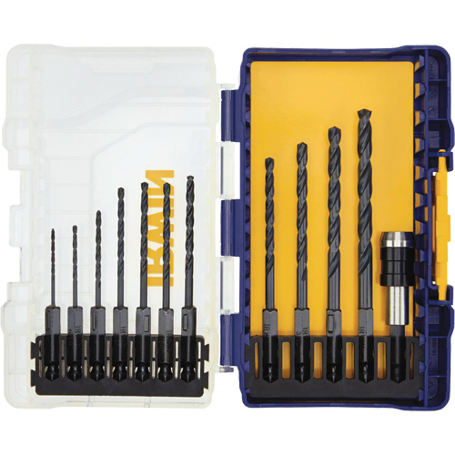 Jobber Length Drill Bit Set, 12 Pieces, High Speed Steel Kelford