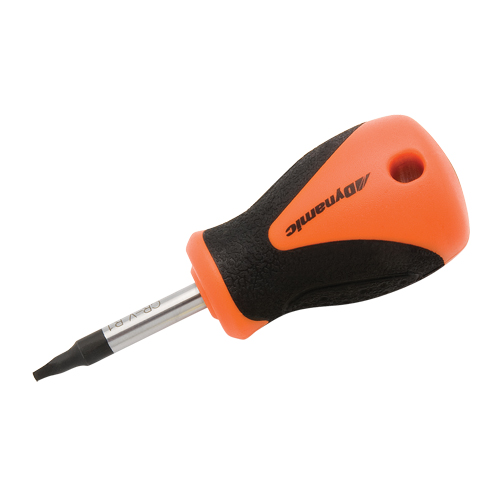 Tournevis court pour vis &agrave; t&ecirc;te carr&eacute;e creuse, Tige de #1, Ronde, 3-4/5" lo, Prise en Plastique/Bois/Coussin&eacute;e Kelford