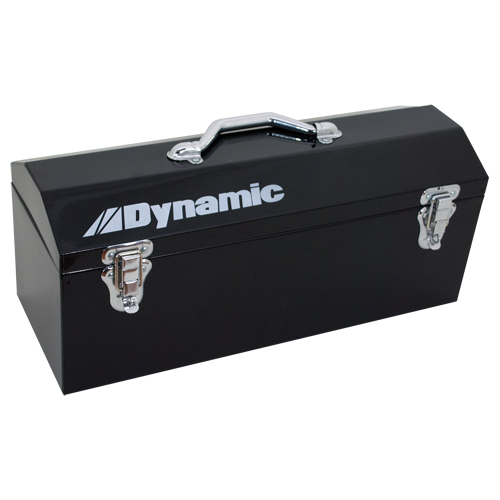 Hip Roof Tool Box, 7" D x 19" W x 7-1/2" H, Black Kelford