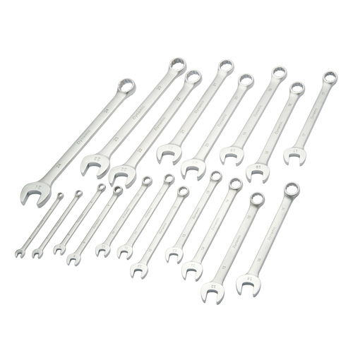 Wrench Set, Combination, 19 Pieces, Metric Kelford