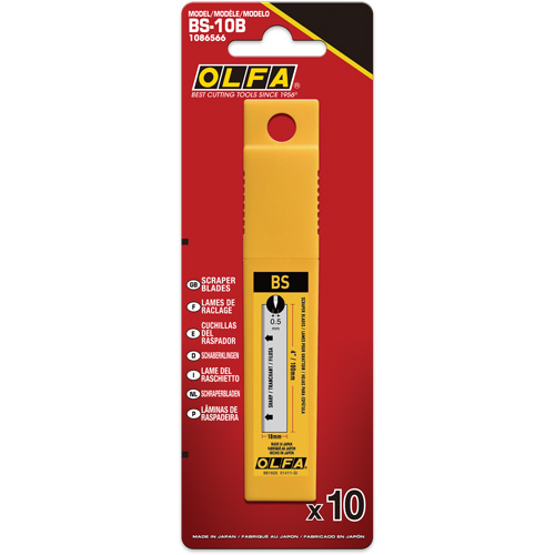 Lames de grattoir &agrave; double tranchant BS-10B 100 mm Kelford