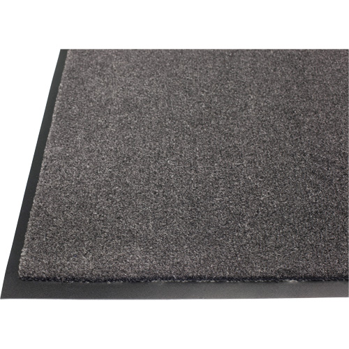 Poly-Tuft Matting, Wiper, 4' x 6' x 5/16", Charcoal Kelford