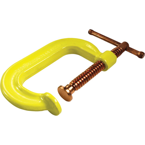 Serre-joint en C &agrave; gorge profonde pour service normal, Capacit&eacute; de 2" (51 mm), Profondeur de gorge de 2-1/8" (54 mm) Kelford