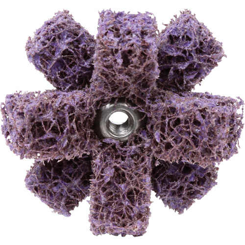 Croix de lustrage BF-XB Scotch-Brite, 1-1/2" dia., Grain Moyen, Oxyde d'aluminium Kelford