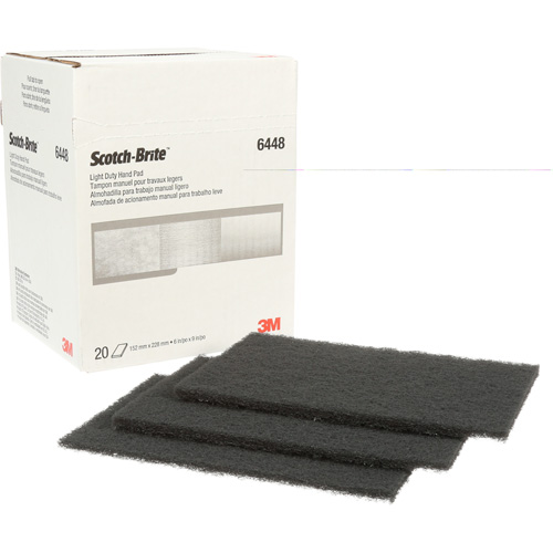 Tampon manuel pour travaux g&eacute;n&eacute;raux Scotch-Brite, Carbure de silicium, 6" x 9", Grain Ultra fin Kelford