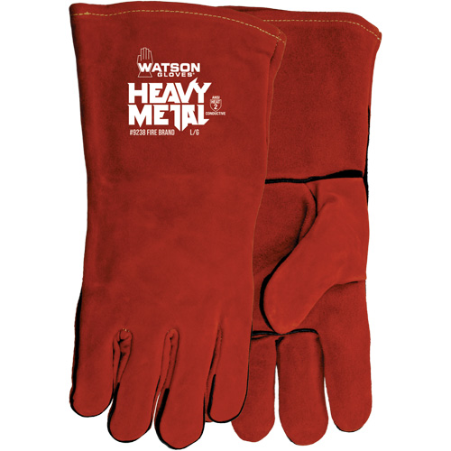 Fire Brand Welding Gloves, Split Cowhide, Size One Size Kelford