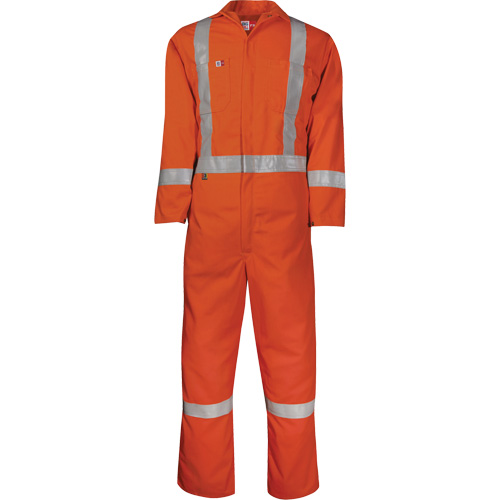 Westex UltraSoft&reg; Unlined Contractor Coveralls, Size 2X-Large, Orange, 8.7 cal/cm² Kelford
