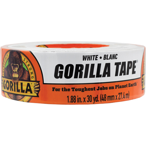 Duct Tape, 17 mils, White, 48 mm (2") x 27.43 m (90') Kelford