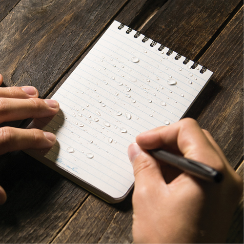 Pocket Top-Spiral Notebook, Soft Cover, Yellow, 100 Pages, 4" W x 6" L Kelford