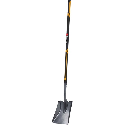 Pro Square Point Shovel, Fibreglass, Tempered Steel Blade, Straight Handle, 48" Long Kelford