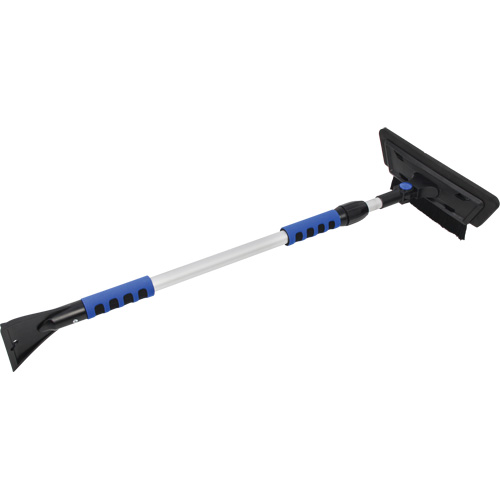 Snow Brush, Telescopic, EVA Foam Blade, 48" Long, Black/Blue Kelford