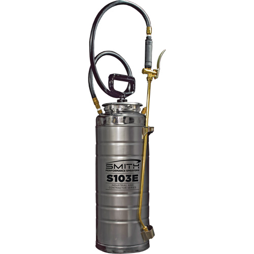 Vaporisateur de b&eacute;ton &agrave; compression s&eacute;rie industriel & entrepreneur, 3,5 gal. (16 L), Acier inoxydable, Lance de 24" Kelford