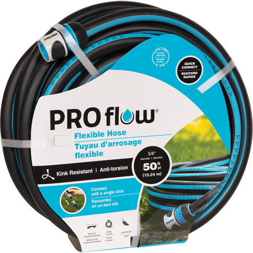 Boyau flexible, Plastique, 5/8" dia x 100' Kelford