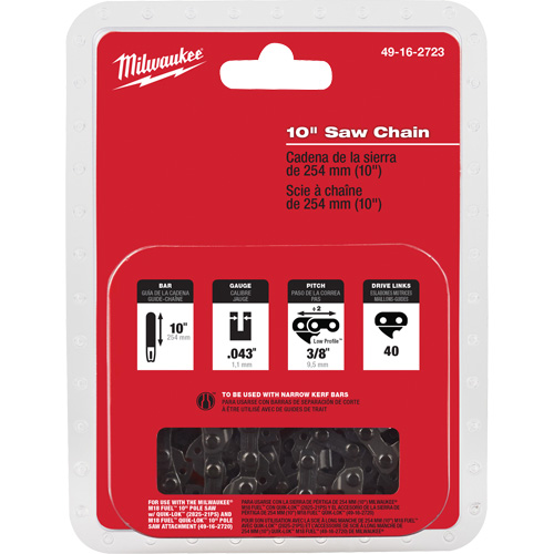 Chaîne de scie M18 Fuel 10" Kelford