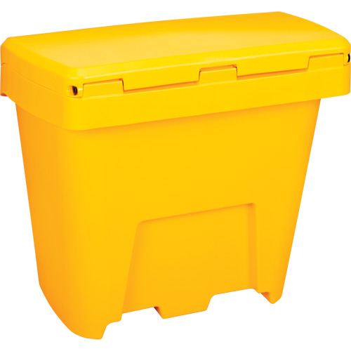 Salt & Sand Storage Bins, With Hasp, 21" x 27" x 26", 4.24 cu. ft., Yellow Kelford