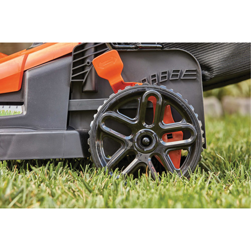 Lawn Mower with Comfort Grip Handle, Push Walk-Behind, Electric, 15" Cutting Width Kelford