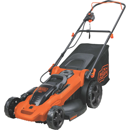Ensemble de tondeuse &agrave; gazon sans fil 40 V Max*, Pouss&eacute;e, &agrave; pile, Largeur de coupe 20" Kelford