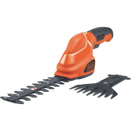 Cisailles de jardin/cisailles &agrave; haie 2-en-1, &agrave; pile, 3,6 V, Largeur de la coupe 4"/6" Kelford