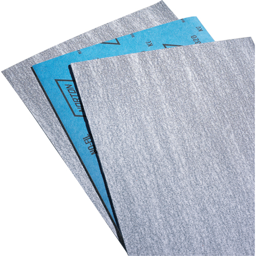 Sandpaper, Paper Sheets - No-Fil Durite A475, 9" x 11", P80-B Grit, Silicon Carbide Kelford