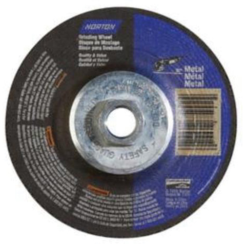 Meules pour le m&eacute;tal, 4-1/2" x 1/4", Arbre 5/8"-11, Oxyde d'aluminium, Type 27 Kelford