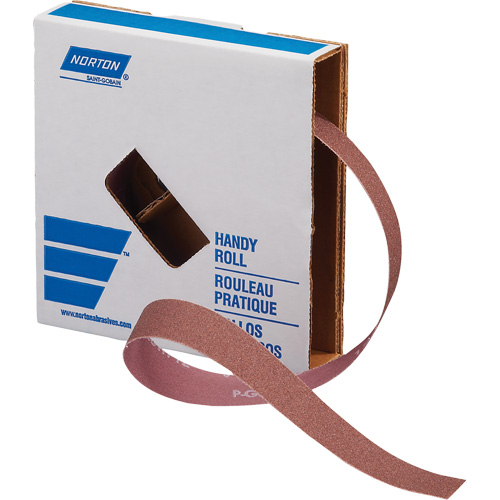 Rouleaux pour l'atelier Metalite K225, Oxyde d'aluminium, 1" la x 150' lo, Grain 40 Kelford