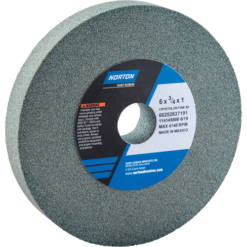 Meules pour rectifieuses d'&eacute;tabli - Meules Gemini, 6" x 3/4", Arbre de 1" Kelford