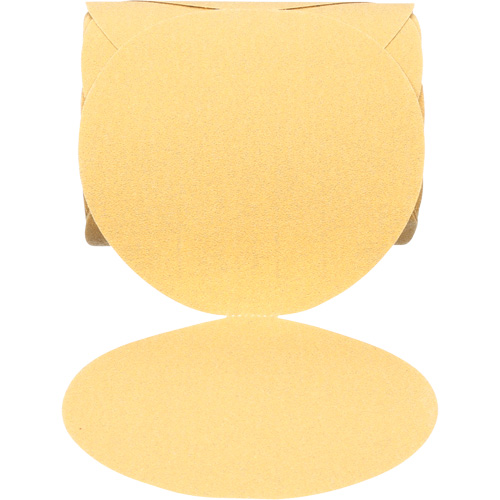 Stikit Gold Abrasive Disc Roll 216U, 6" Dia., 80 Grit, Aluminum Oxide Kelford