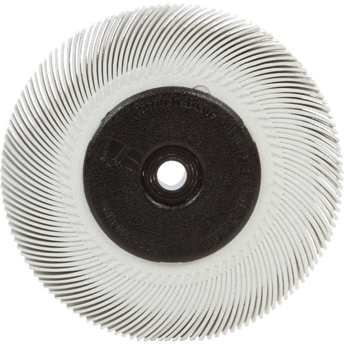 Brosse radiale en soies Scotch-Brite, C&eacute;ramique, Grain 120, 6" dia. Kelford