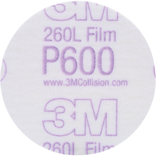 Disque dor&eacute; Hookit, dia 3", Grain P600, Oxyde d'aluminium, Poids C Kelford