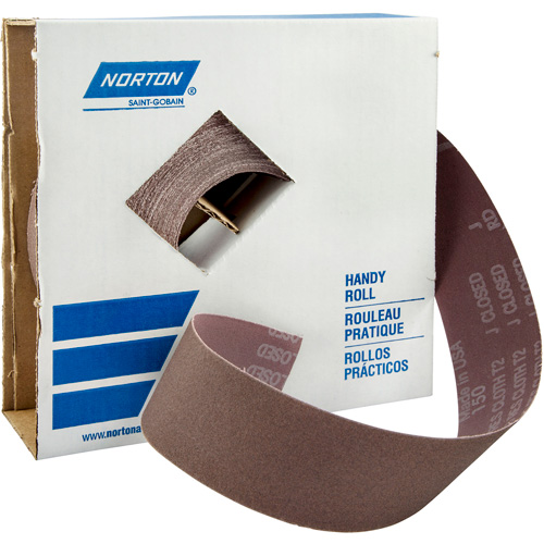 Rouleau de toile abrasive Metalite, Oxyde d'aluminium, 2" la x 150' lo, Grain 220 Kelford