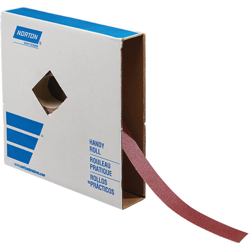 Rouleau de toile abrasive pour m&eacute;tal, Oxyde d'aluminium, 1-1/2" la x 150' lo, Grain 120 Kelford