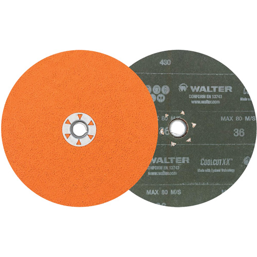 Coolcut XX Sanding Disc, 7" Dia., 36 Grit, Ceramic Kelford