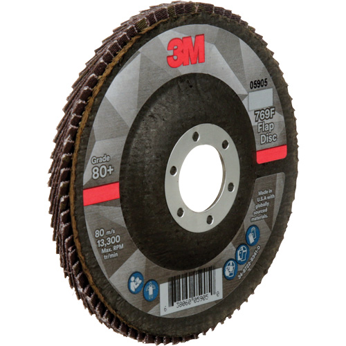 769F Quick Change Flap Disc, 4-1/2" x 7/8", Type 27, 80+ Grit, Ceramic Kelford