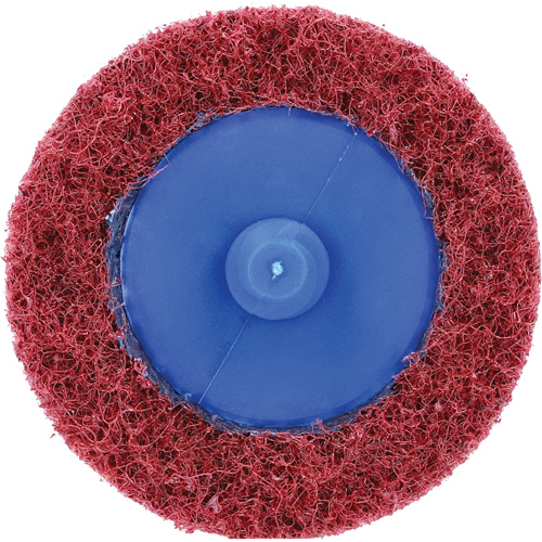 Disque de pr&eacute;paration de surface non tiss&eacute; &agrave; rechange rapide Bear-Tex Vortex, 2" dia., Grain Moyen, Oxyde d'aluminium Kelford
