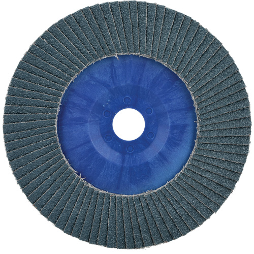 BlueFire Quick Trim Flap Disc, 7" x 7/8", Type 27, 40 Grit, Zirconia Alumina Kelford
