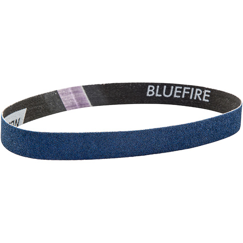 BlueFire&reg; File Belt, 3/4" W x 20-1/2" L, Zirconia Alumina, 80 Grit Kelford