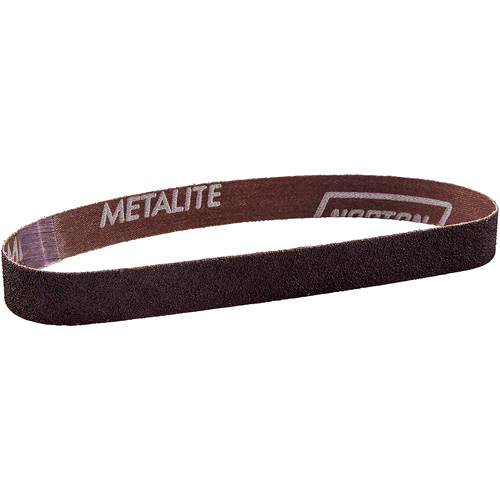 Metalite&reg; Cloth File Sanding Belt, 3/4" W x 20-1/2" L, Aluminum Oxide, 40 Grit Kelford