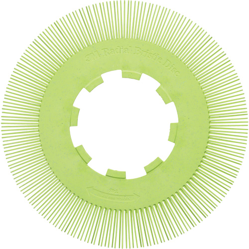 Scotch-Brite Type S Precision Radial Bristle Brush PN-RB without Adapter, Ceramic, 50+ Grit, 8" Dia. Kelford