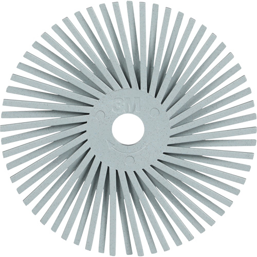 Brosse radiale en soies de pr&eacute;cision type A PN-RB Scotch-Brite , C&eacute;ramique, Grain 120+, 3" dia. Kelford