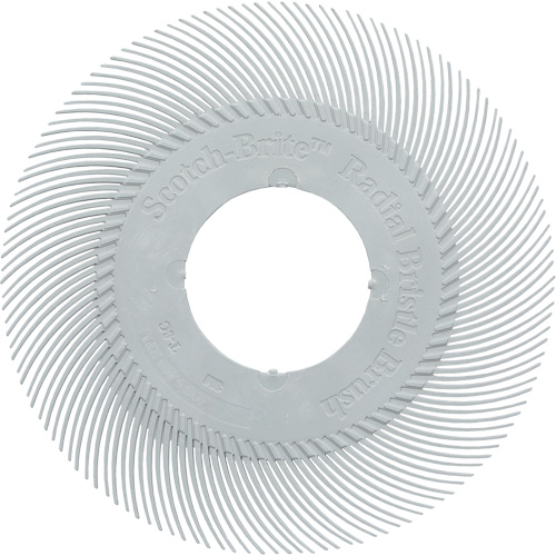 Scotch-Brite Type C Precision Radial Bristle Brush PN-RB without Adapter, Ceramic, 120+ Grit, 7-5/8" Dia. Kelford
