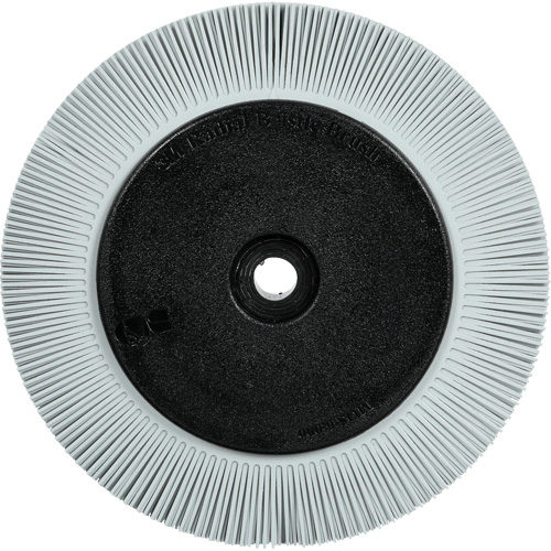 Brosse radiale en soies de pr&eacute;cision type S PN-RB avec bride Scotch-Brite , C&eacute;ramique, Grain 120+, 8" dia. Kelford