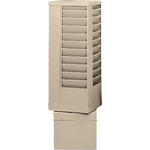 Pr&eacute;sentoirs, Rotatif, 44 fentes, Acier, 14-1/8" la x 14-1/8" p x 48-1/2" h Kelford