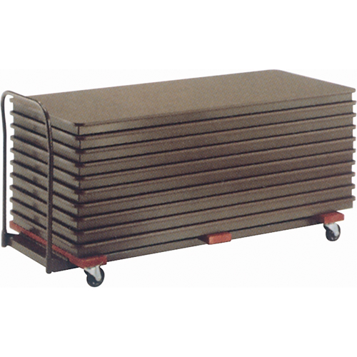 Flat Stacking Table Caddies, 97.5" W x 31.25" D x 36.25" H Kelford