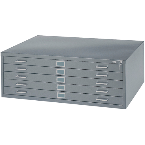 Steel Plan Files, 5 Drawers, 40-3/8" W x 29-3/8" D x 16-1/2" H Kelford